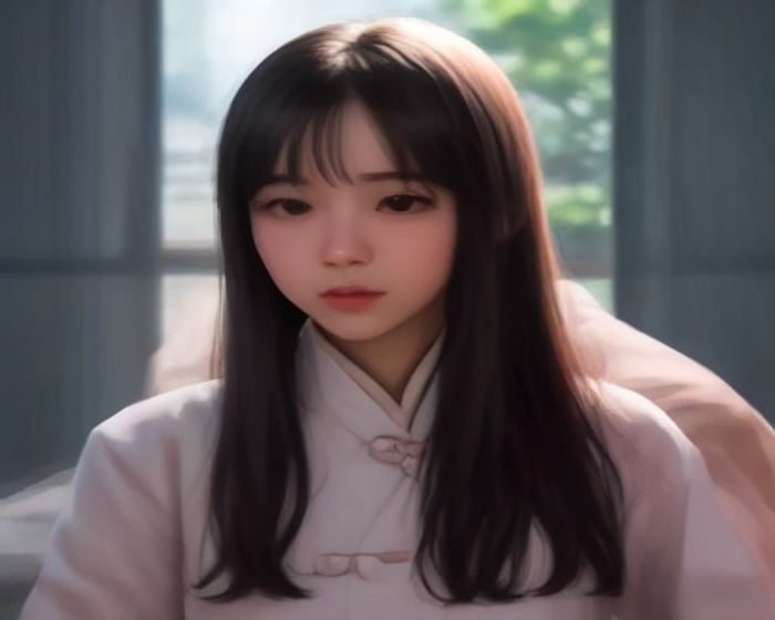 温柔光线照进安静的书房，一位成熟女性坐在窗边翻阅日记，画面暖色调怀旧感强，象征熟女的悲哀中的内省与沉淀